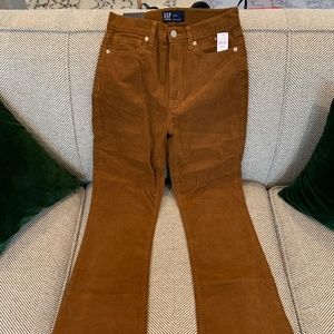High Rise '70s Flare Corduroy Pants with Washwell